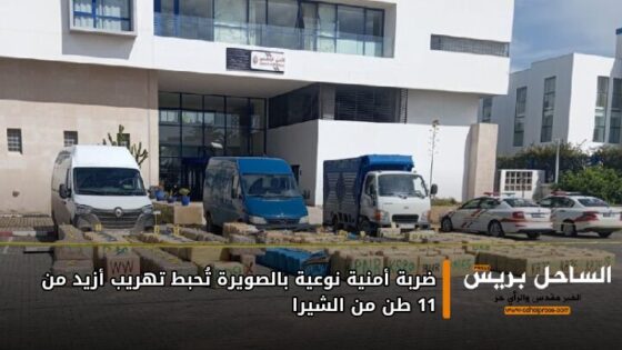 ضربة أمنية نوعية بالصويرة تُحبط تهريب أزيد من 11 طن من الشيرا