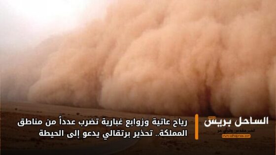 رياح عاتية وزوابع غبارية تضرب عدداً من مناطق المملكة.. تحذير برتقالي يدعو إلى الحيطة