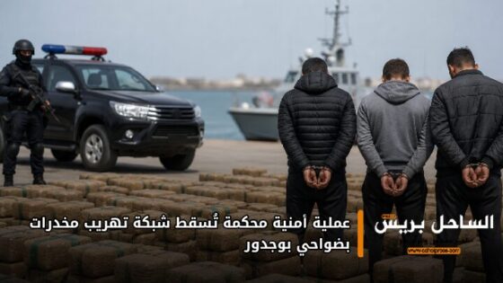 عملية أمنية محكمة تُسقط شبكة تهريب مخدرات بضواحي بوجدور