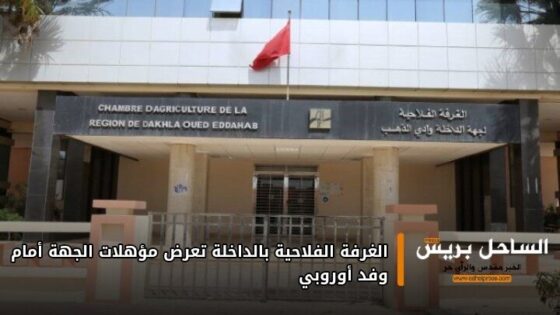 الغرفة الفلاحية بالداخلة تعرض مؤهلات الجهة أمام وفد أوروبي