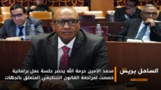 محمد الأمين حرمة الله يحضر جلسة عمل برلمانية خصصت لمراجعة القانون التنظيمي المتعلق بالجهات