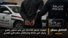 توقيف شخص للاشتباه في نشر محتوى رقمي يحرض على صناعة واستعمال سلاح ناري تقليدي