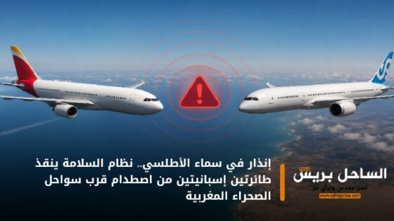 إنذار في سماء الأطلسي.. نظام السلامة ينقذ طائرتين إسبانيتين من اصطدام قرب سواحل الصحراء المغربية