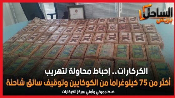 الكركارات.. إحباط محاولة لتهريب أكثر من 75 كيلوغراما من الكوكايين وتوقيف سائق شاحنة