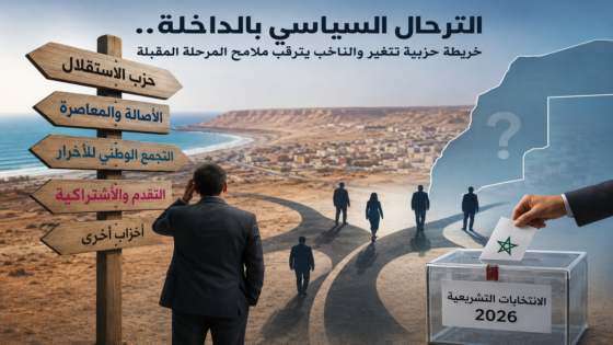 الترحال السياسي بالداخلة.. خريطة حزبية تتغير والناخب يترقب ملامح المرحلة المقبلة