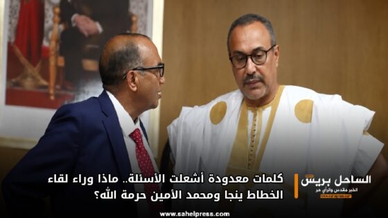 كلمات معدودة أشعلت الأسئلة.. ماذا وراء لقاء الخطاط ينجا ومحمد الأمين حرمة الله؟