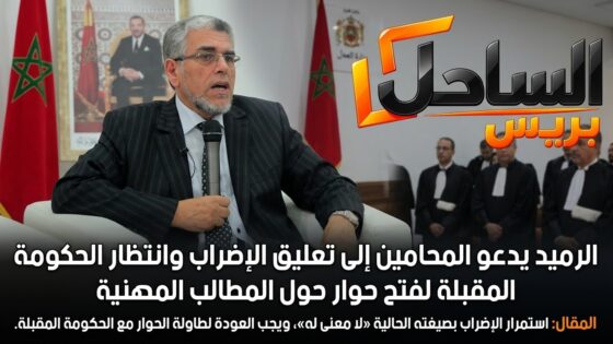 الرميد يدعو المحامين إلى تعليق الإضراب وانتظار الحكومة المقبلة لفتح حوار حول المطالب المهنية