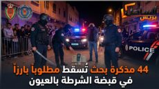 44 مذكرة بحث تُسقط مطلوباً بارزاً في قبضة الشرطة بالعيون