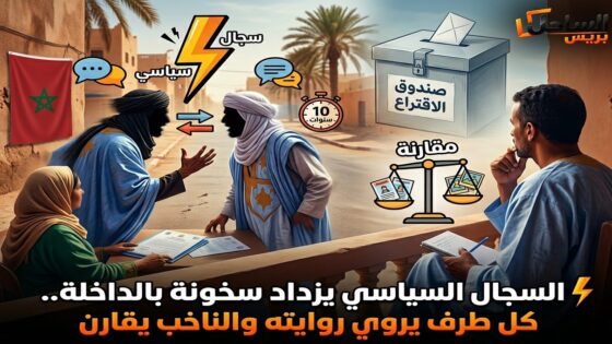 السجال السياسي يزداد سخونة بالداخلة.. كل طرف يروي روايته والناخب يقارن