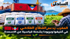 🌱 المغرب يدعم القطاع الفلاحي في أنتيغوا وبربودا بشحنة قياسية من الأسمدة 🇲🇦👍