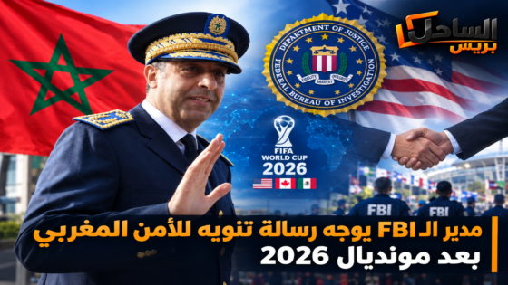 مدير الـFBI يوجه رسالة تنويه للأمن المغربي بعد مونديال 2026