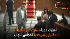 أمبارك حمية يشارك في التصويت لاختيار رئيس جديد لمجلس النواب